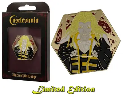 Figurine castlevania alucard limited edition pin badge